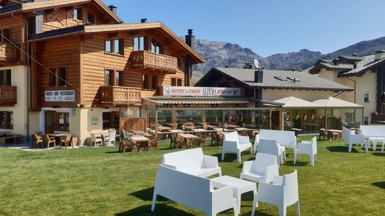 Alpino Lodge Bivio Livigno Eksteriør bilde